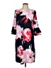 Phase Seven Print Pink Casual Dress Size 12 - photo 1