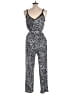 Unbranded Animal Print Silver Black Jumpsuit Size L - photo 2