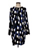 Apt. 9 Print Blue Casual Dress Size S - photo 1