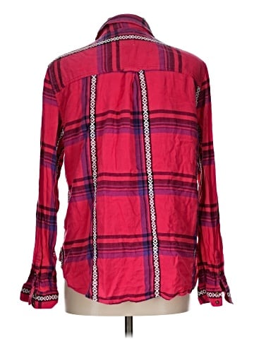 American Eagle Outfitters Long Sleeve Button-Down Shirt (view 2)