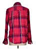 American Eagle Outfitters Plaid Red Long Sleeve Button-Down Shirt Size L - photo 2