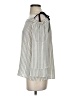 Ann Taylor LOFT 100% Polyester Gray 3/4 Sleeve Blouse Size XS - photo 5