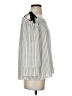 Ann Taylor LOFT 100% Polyester Gray 3/4 Sleeve Blouse Size XS - photo 4