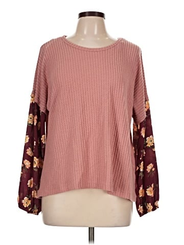 Discreet Long Sleeve Blouse (view 1)
