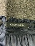 Courage. b 100% Polyester Blue 3/4 Sleeve Blouse Size M - photo 7