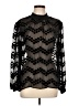 Tory Burch Black Long Sleeve Blouse Size 10 - photo 1