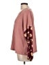 Discreet 100% Polyester Burgundy Long Sleeve Blouse Size L - photo 5