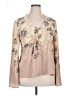 Maurices 100% Polyester Tan Long Sleeve Blouse Size XL - photo 1