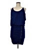 BCBGMAXAZRIA 100% Modal Blue Cocktail Dress Size M - photo 1