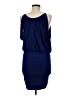 BCBGMAXAZRIA 100% Modal Blue Cocktail Dress Size M - photo 2