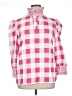 Unbranded 100% Polyester Checkered-gingham Pink 3/4 Sleeve Blouse Size XL - photo 1