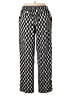 Friful 100% Polyester Checkered-gingham Black Casual Pants Size S - photo 2