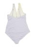 Kona Sol Stripes Yellow One Piece Swimsuit Size L - photo 2
