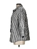 Versailles Stripes Silver 3/4 Sleeve Button-Down Shirt Size L (estimated) - photo 5