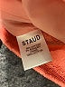 STAUD Orange Pink 3/4 Sleeve Blouse Size S - photo 5