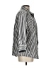 Versailles Stripes Silver 3/4 Sleeve Button-Down Shirt Size L (estimated) - photo 4
