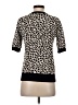 Ann Taylor Animal Print White Tan Pullover Sweater Size S - photo 2
