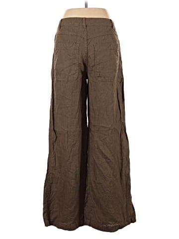Madewell The Zoe Relaxed Wide Pant in 100% Linen (view 2)