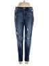 KANCAN JEANS Hearts Blue Jeans Size 26 waist - photo 1