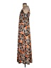 Assorted Brands Print Orange Casual Dress Size S (estimated) - photo 5