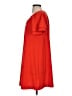 TeXTURE & THREAD Madewell Solid Red Casual Dress Size S - photo 5