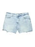 Express Blue Denim Shorts Size 10 - photo 1