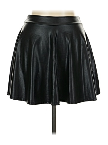 Route Faux Leather Skirt (view 1)