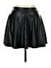 Route Solid Black Faux Leather Skirt Size L - photo 1