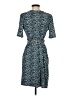 Ann Taylor Animal Print Blue Cocktail Dress Size XS (petite) - photo 2