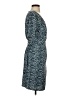 Ann Taylor Animal Print Blue Cocktail Dress Size XS (petite) - photo 4