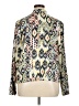 D&Co. Print Green Long Sleeve Blouse Size XL - photo 2