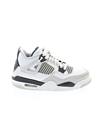 Air Jordan 4 Retro 'Military Black (GS)' Sneakers (view 1)