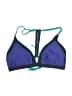 PrAna Color Block Blue Swimsuit Top Size L - photo 1