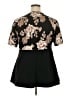 BLOOMCHIC Black Short Sleeve Blouse Size 22 - 24 - photo 2