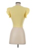 Zara Yellow Short Sleeve Top Size S - photo 2
