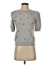 Kate Spade New York 100% Cotton Hearts Gray Pullover Sweater Size XS - photo 1
