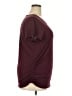 Elle Burgundy Short Sleeve Top Size XXL - photo 4