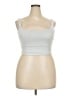 Titika Active Couture Silver Sports Bra Size XXL (estimated) - photo 1