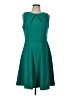 AB Studio Solid Teal Cocktail Dress Size 12 - photo 1