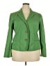 L.L.Bean 100% Polyester Green Blazer Size 20 - photo 1