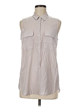 Express Sleeveless Button-Down Shirt (view 1)