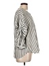 Davi & Dani Stripes Gray 3/4 Sleeve Blouse Size L - photo 4