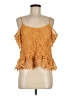 Sans Souci Orange Sleeveless Blouse Size M - photo 1