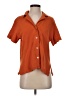 BIG BUD PRESS Orange Short Sleeve Blouse Size XXS - photo 1