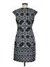 Wisp Print Blue Cocktail Dress Size 8 - photo 2