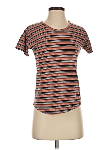 Madewell Whisper Cotton Crewneck Tee in Nealy Stripe (view 1)