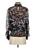 Alberto Makali 100% Polyester Black 3/4 Sleeve Blouse Size XS - photo 2