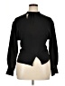 AMII 100% Polyester Black Long Sleeve Blouse Size XL - photo 1