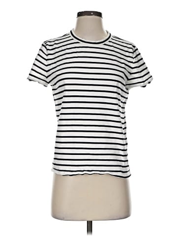 Madewell The Perfect Crewneck Tee in Allday Jersey (view 1)
