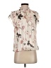 Tamara H. 100% Polyester Ivory Short Sleeve Blouse Size XS - photo 1
